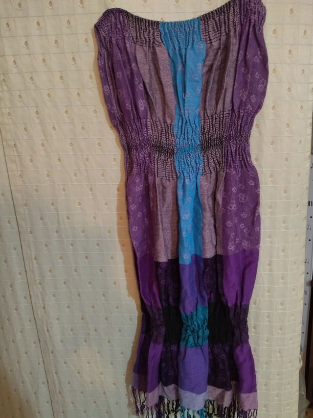 Fulares in cotone multicolore 70cm x 2m