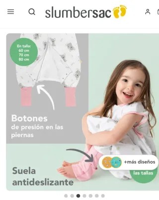 Saco de dormir infantil Slumbersac