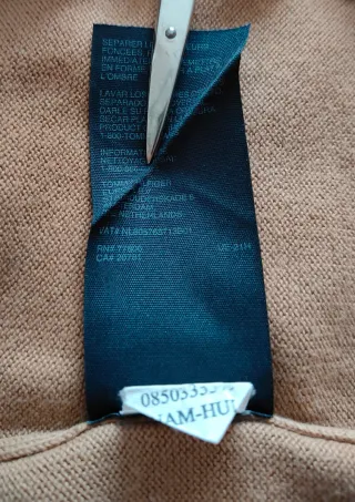 Jersey "Tommy Hilfiger" (Premium cotton) L Camel.