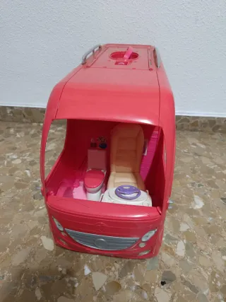 Autocaravana Barbie Rosa