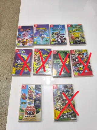 Juegos Nintendo Switch: Lote Variado