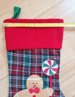 Calza Befana Natale con Biscotto e Caramella