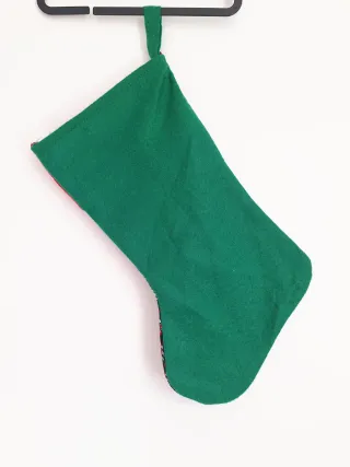 Calza Befana Natale con Biscotto e Caramella