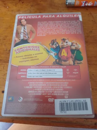 DVD Alvin y las Ardillas 1 (Español)