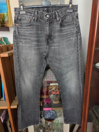 Vaqueros Levi's 504 Hombre Gris