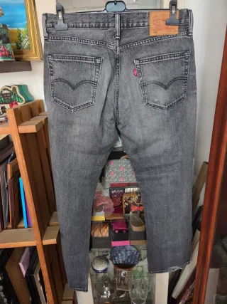 Vaqueros Levi's 504 Hombre Gris