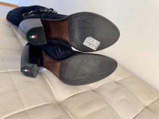 Stivali Nero Giardini Camoscio Tacco Alto