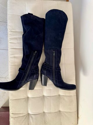 Stivali Nero Giardini Camoscio Tacco Alto