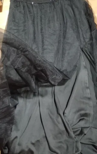 Vestido negro lentejuelas talla 3XL (talla 48-50)