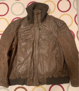 Chaqueta Piel Marrón