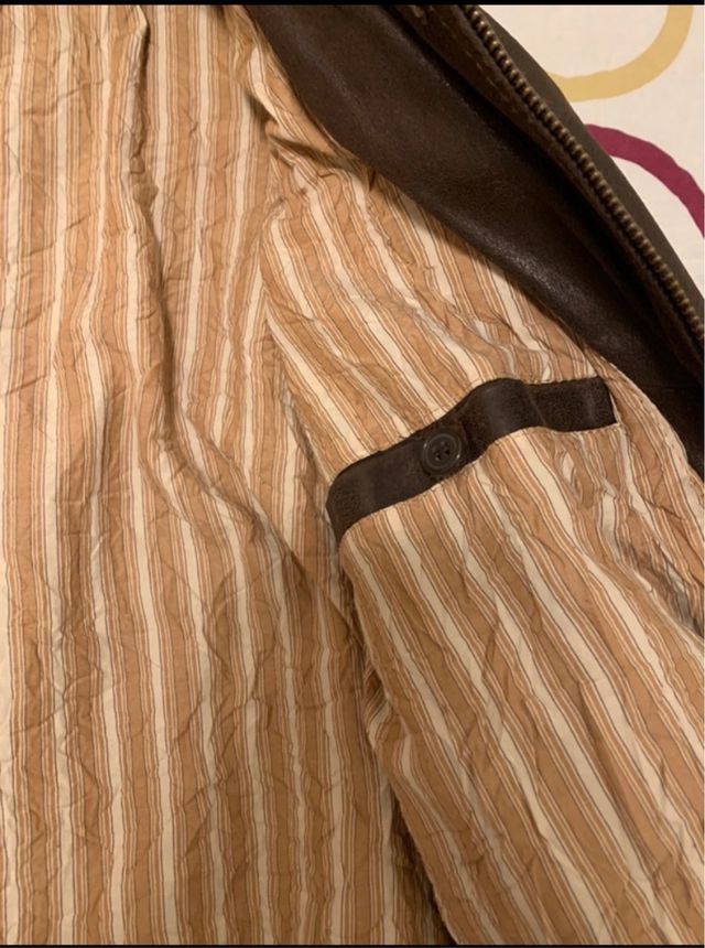 Chaqueta Piel Marrón