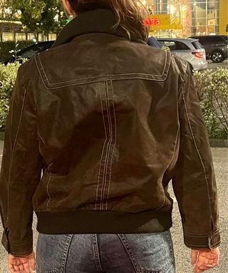 Chaqueta Piel Marrón