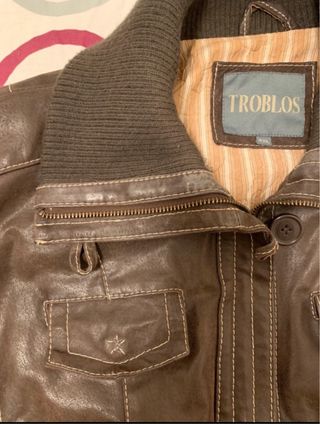 Chaqueta Piel Marrón