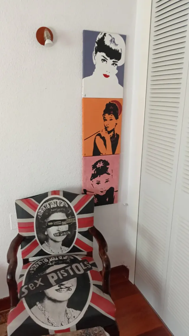 Auténtica silla estilo victoriano tapizada a mano