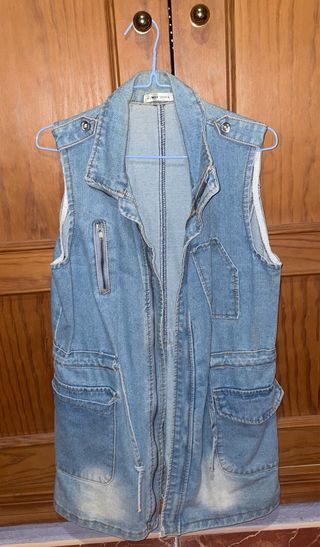 chaqueta vaquera sin mangas