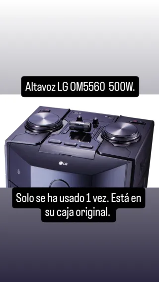 Altavoz LG OM5560  500W.