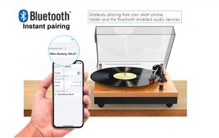 Giradiscos Vintage Bluetooth con Altavoces