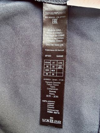 Pijama Armani Mujer Talla M