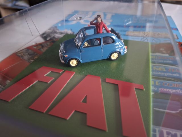 Modellino Fiat 500 ECO sc.1:43