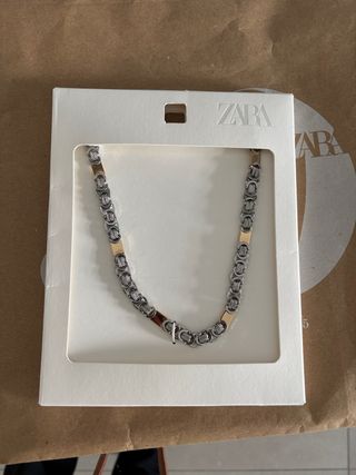 Collar Zara Dorado y Plateado