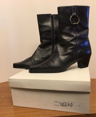 Botines negros, mujer, Talla 40