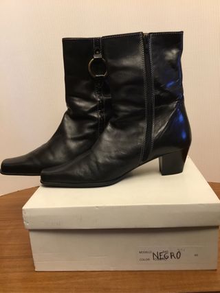 Botines negros, mujer, Talla 40