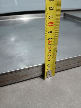 Teglia Forno Professionale Acciaio Inox Quadrata