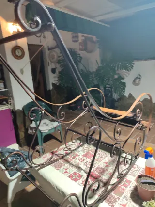 Hamaca balancín de hierro No negociable, desmontad