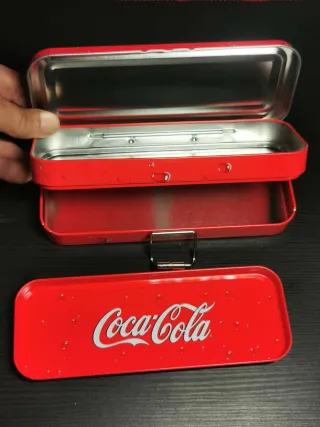 Scatola portaoggetti Coca-Cola rossa