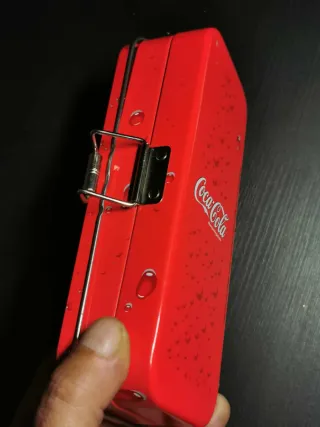 Scatola portaoggetti Coca-Cola rossa