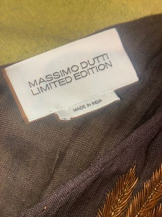 Top Massimo Dutti bordado Edición limitada