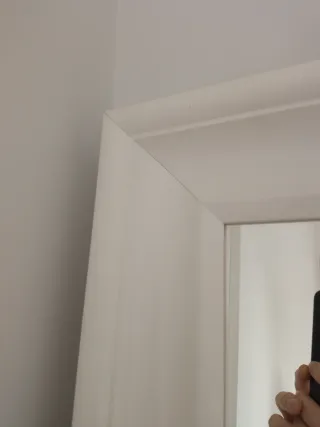 Espejo blanco lacado Hemnes