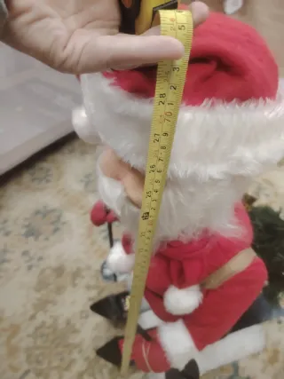 Papá Noel / Santa Claus vintage con movimiento