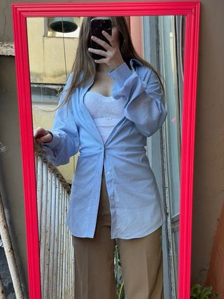 Camicia azzurra Dolce&Gabbana