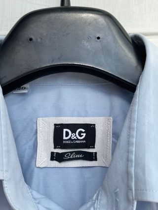 Camicia azzurra Dolce&Gabbana