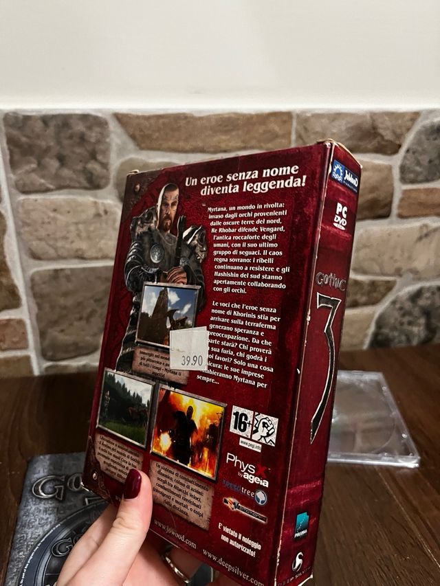 Gothic 3 PC Gioco Manuale CD