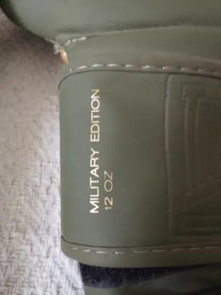 Guantes Boxeo Leone Military Edition 12oz Nuevos