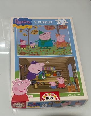 Puzzle Educa Peppa Pig 2 Puzzles 20 Piezas