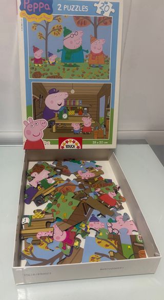 Puzzle Educa Peppa Pig 2 Puzzles 20 Piezas