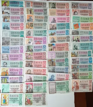 Décimos de lotería años completos