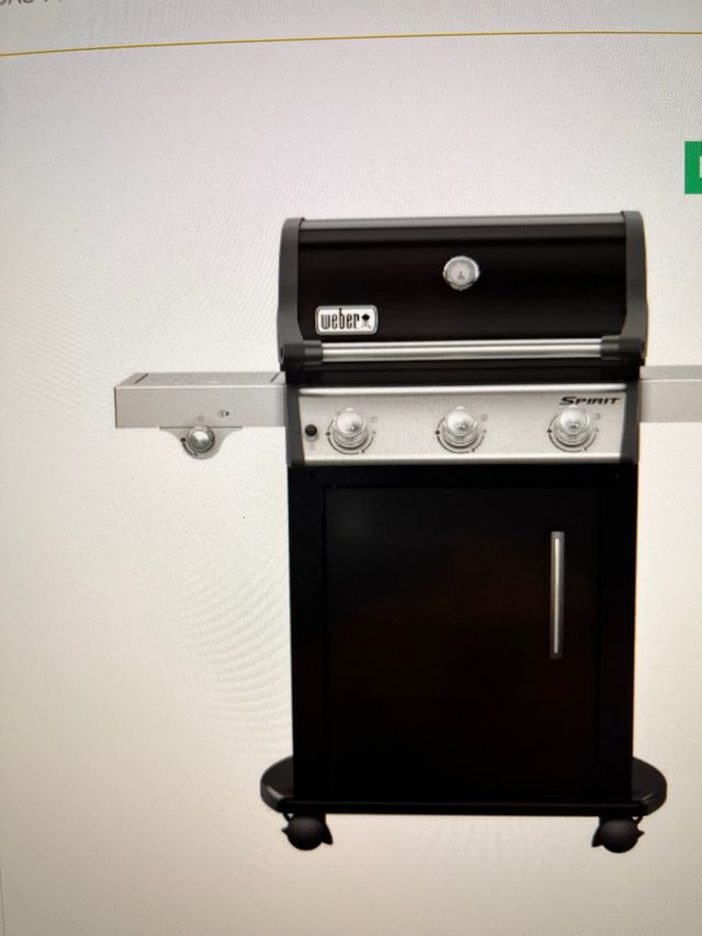 Barbacoa Gas Weber E 325 GBS Quemador Lateral