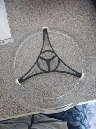 Plato del  microondas medida 28 cm