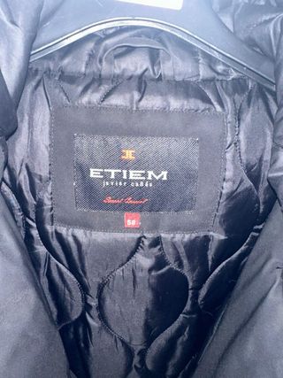 Chaqueta ETIEM Negra Talla XL