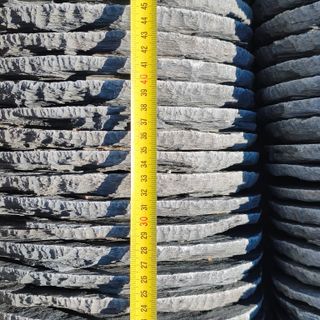 Paso Japonés Pizarra Negra  Ø30 cm; Ø40 cm; Ø50 cm