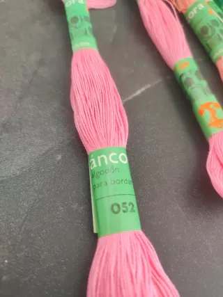 Lote 14 madejas hilo Ancora bordar