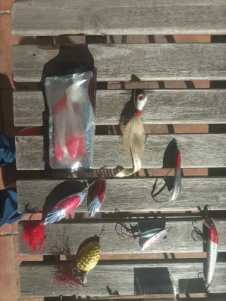 Lote señuelos pesca bass-lucio