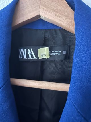 Americana Zara Azul Talla XL