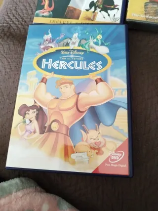 Películas DVD Disney: Mulan, Stitch, Hércules
