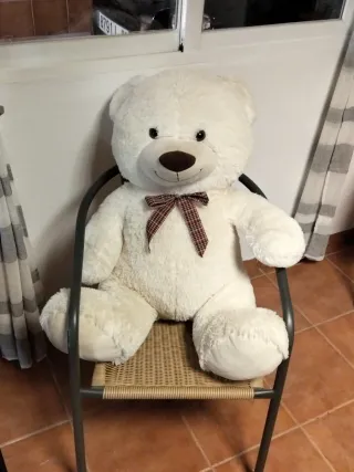 Peluche Oso Blanco Grande