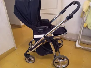 Cochecito Bebecar Azul